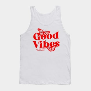 Good Vibes Streetwear Typography Tank Top